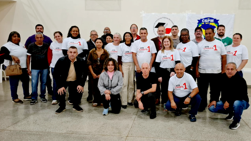 Boituva/SP | Com coordenação da FESSPMESP, STSPMB reelege Chapa 1 com 96,04% dos votos na eleição sindical