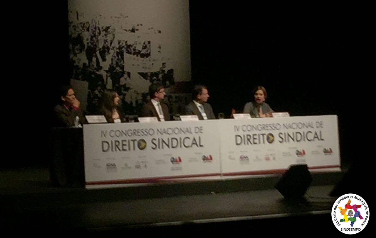 Sindsempo participa do IV Congresso de Direito Sindical