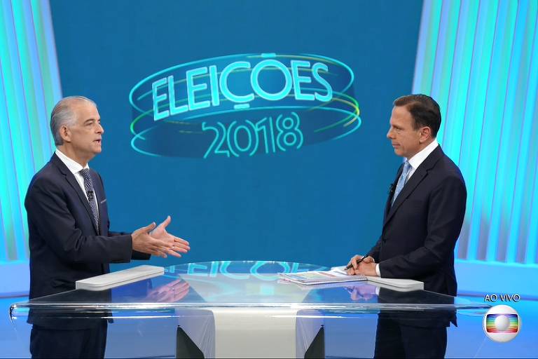 Doria e França retomam ataques em último debate antes do 2º turno