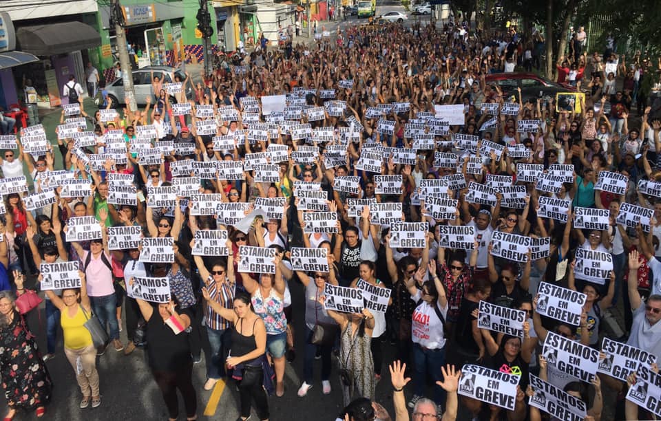 Atualização sobre a greve dos servidores de Guarulhos: em assembleia trabalhadores decidem continuar em mobilização