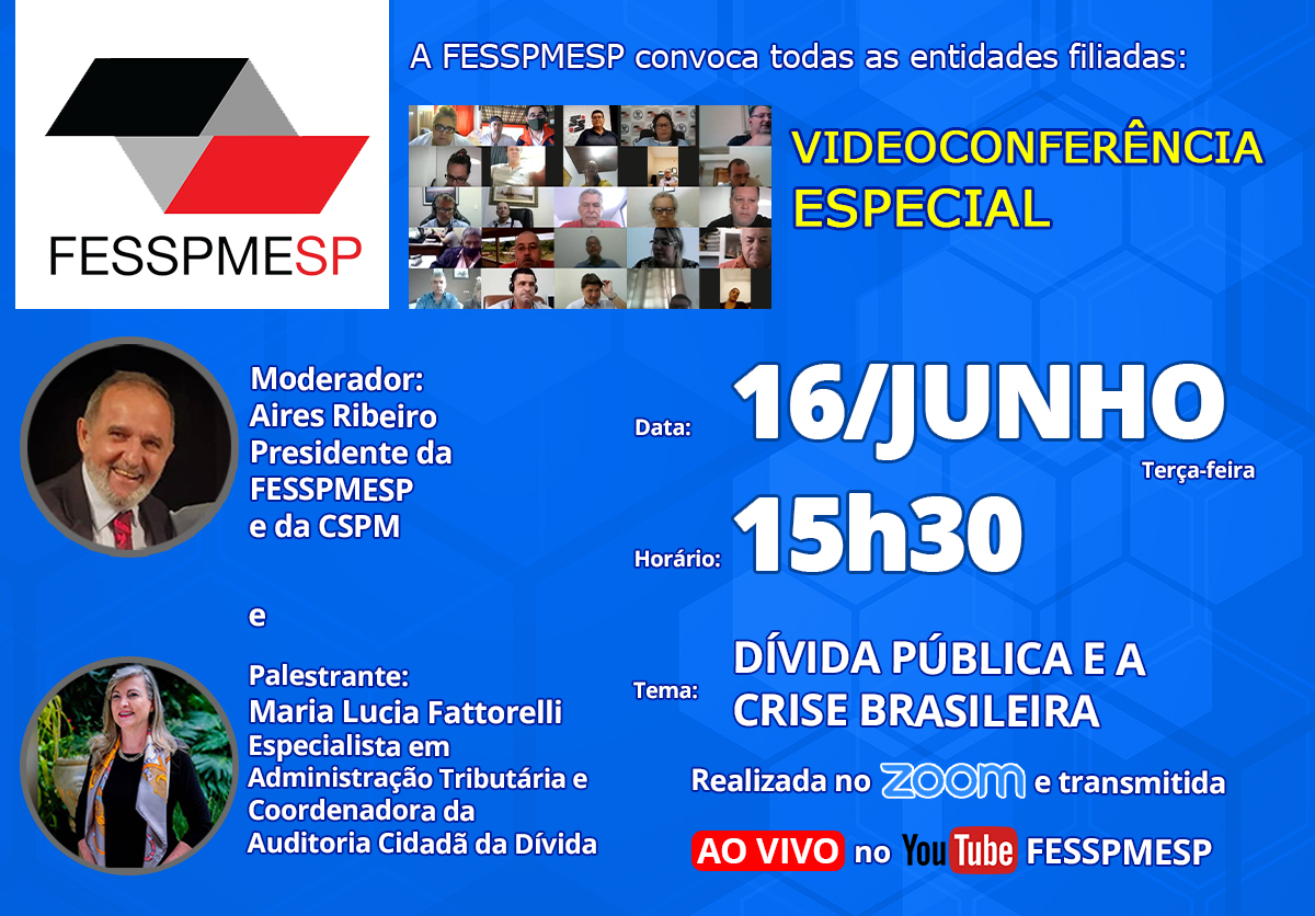 Participe da Videoconferência Especial com Maria Lucia Fatorelli