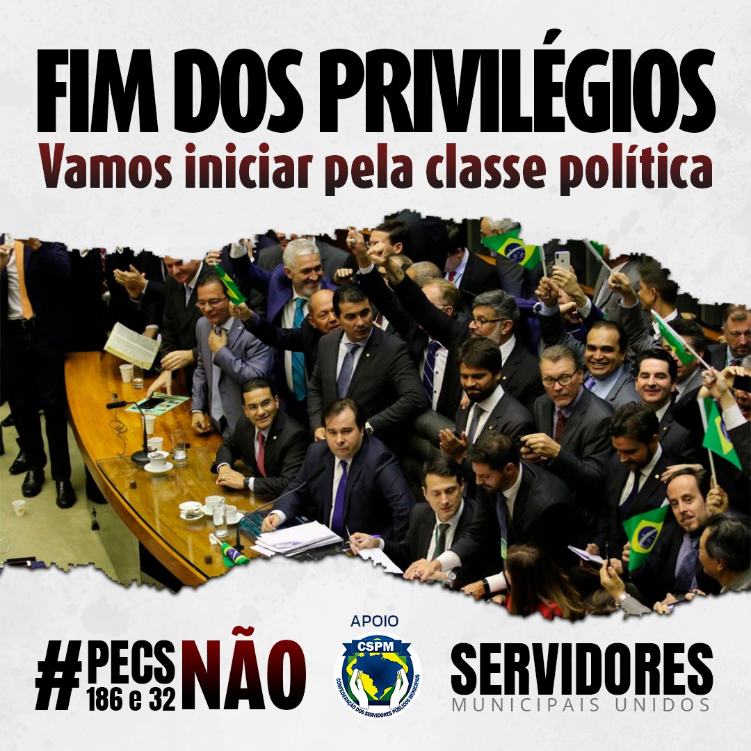 FESSPMESP e CSPM convocam todas as entidades filiadas para o movimento contra a PEC 186 e PEC 32