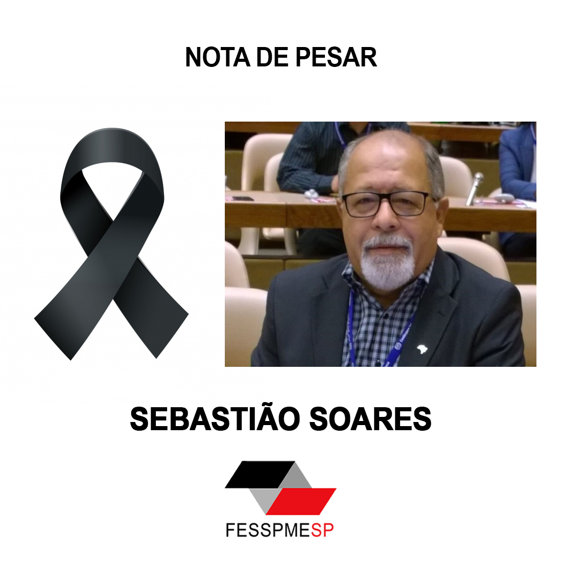 Nota de Pesar – Sebastião Soares