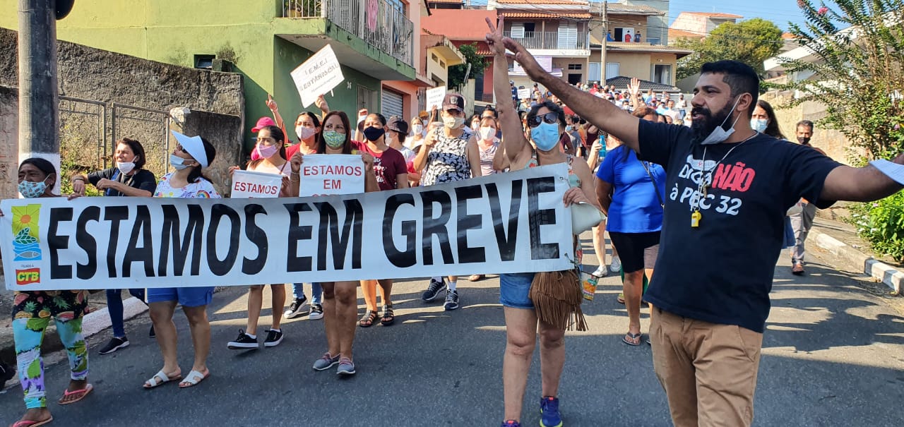 Servidores Municipais de Nazaré Paulista estão em GREVE pelo direito de recomposição salarial e melhores condições de trabalho