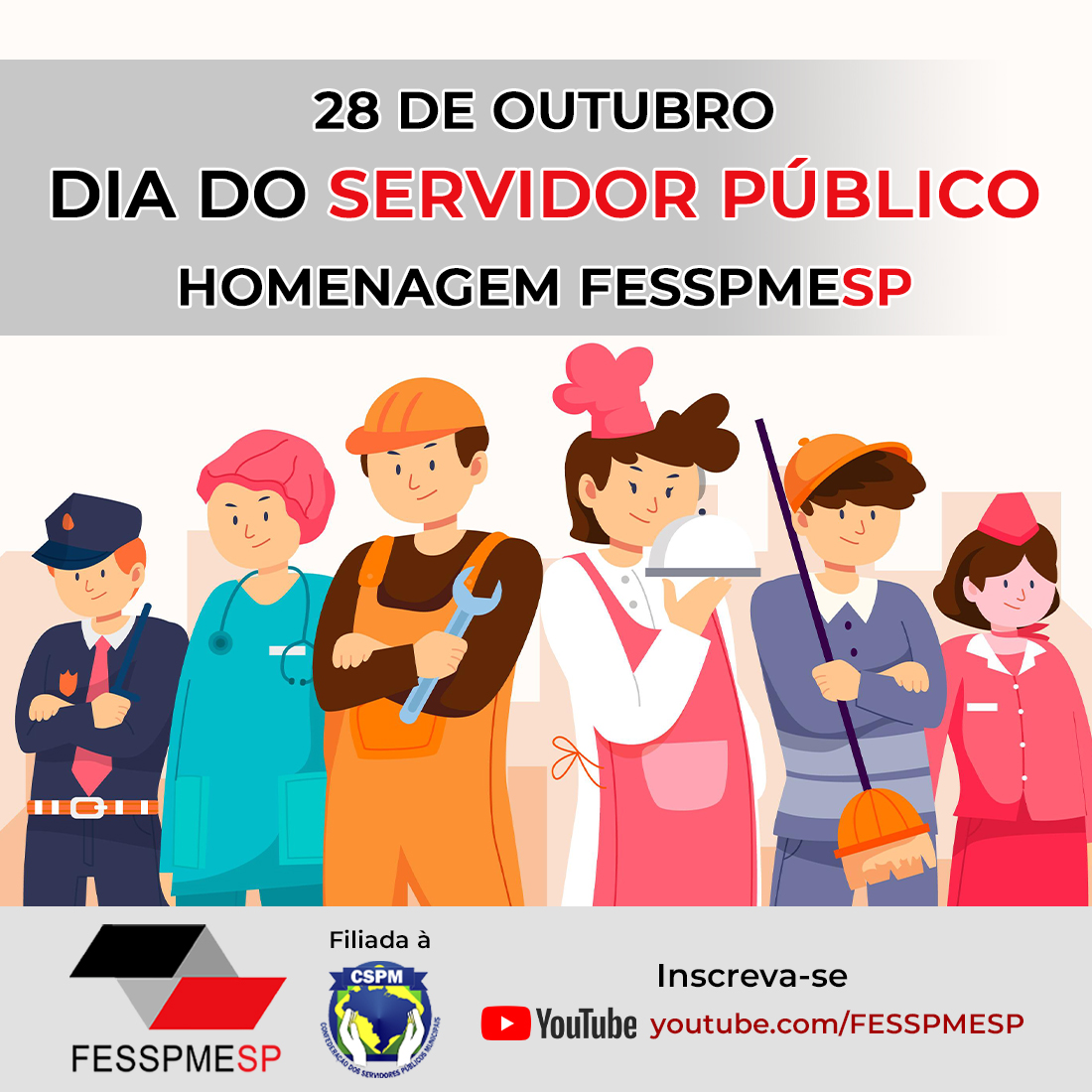 Homenagem FESSPMESP aos Servidores Públicos