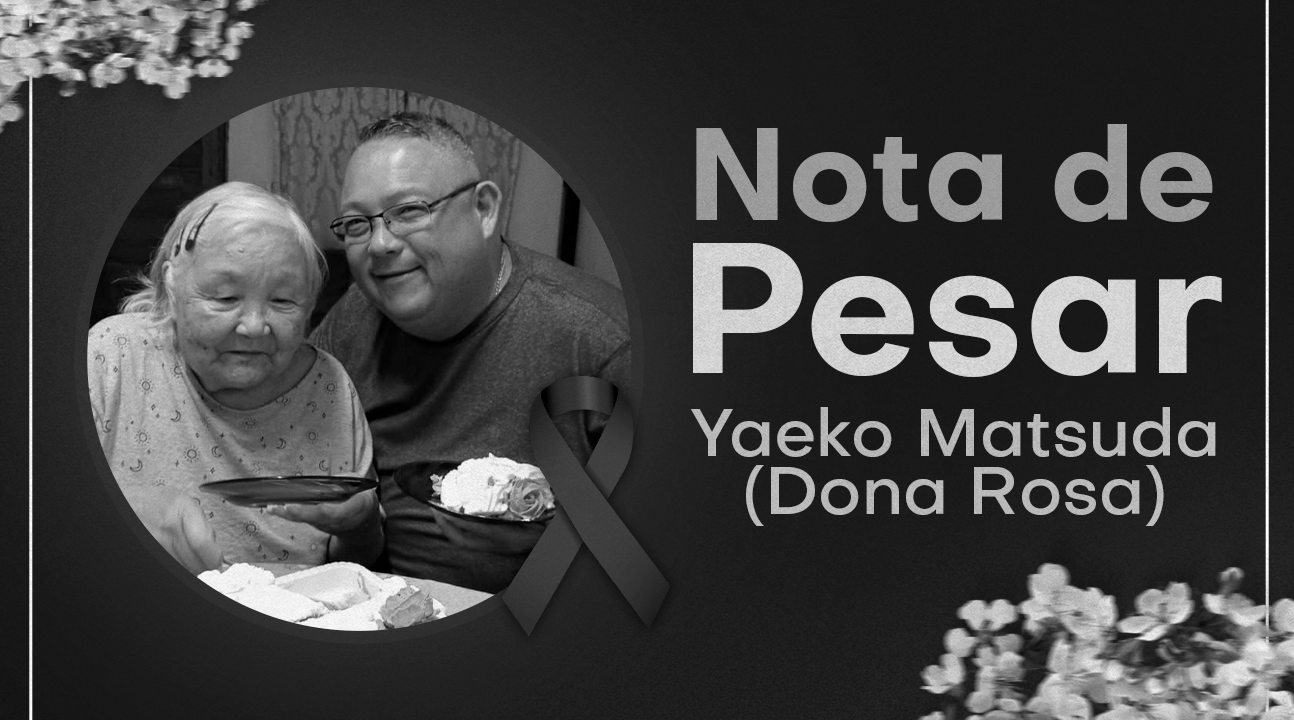 LUTO | Diretoria da Fesspmesp externa suas condolências ao diretor Cláudio Matsuda pela perda de sua mãe Yaeko Matsuda, a Dona Rosa