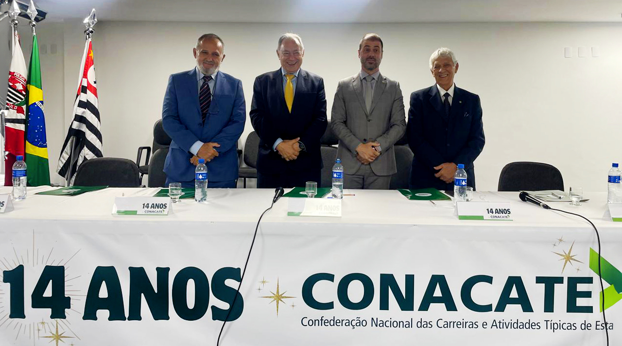 Presidente Aires Ribeiro representa a Confederação na cerimônia de 14° aniversário da Conacate