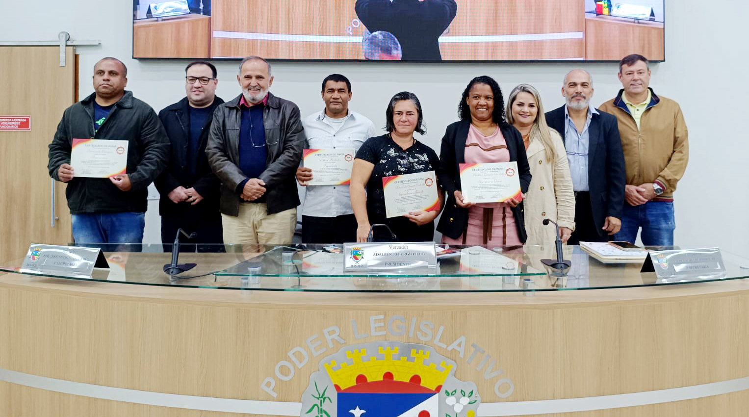 Santo Antônio de Posse/SP | Lideranças se reúnem em cerimônia de posse da diretoria eleita do Sindicato. Desejamos sucesso!