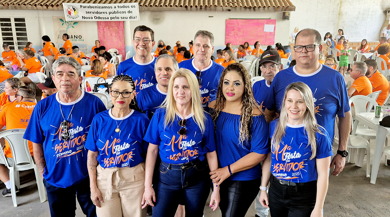 Nova Odessa/SP | SSPMANO reúne mais de 400 sócios na 11ª Festa dos Servidores e sorteia dezenas de brindes!