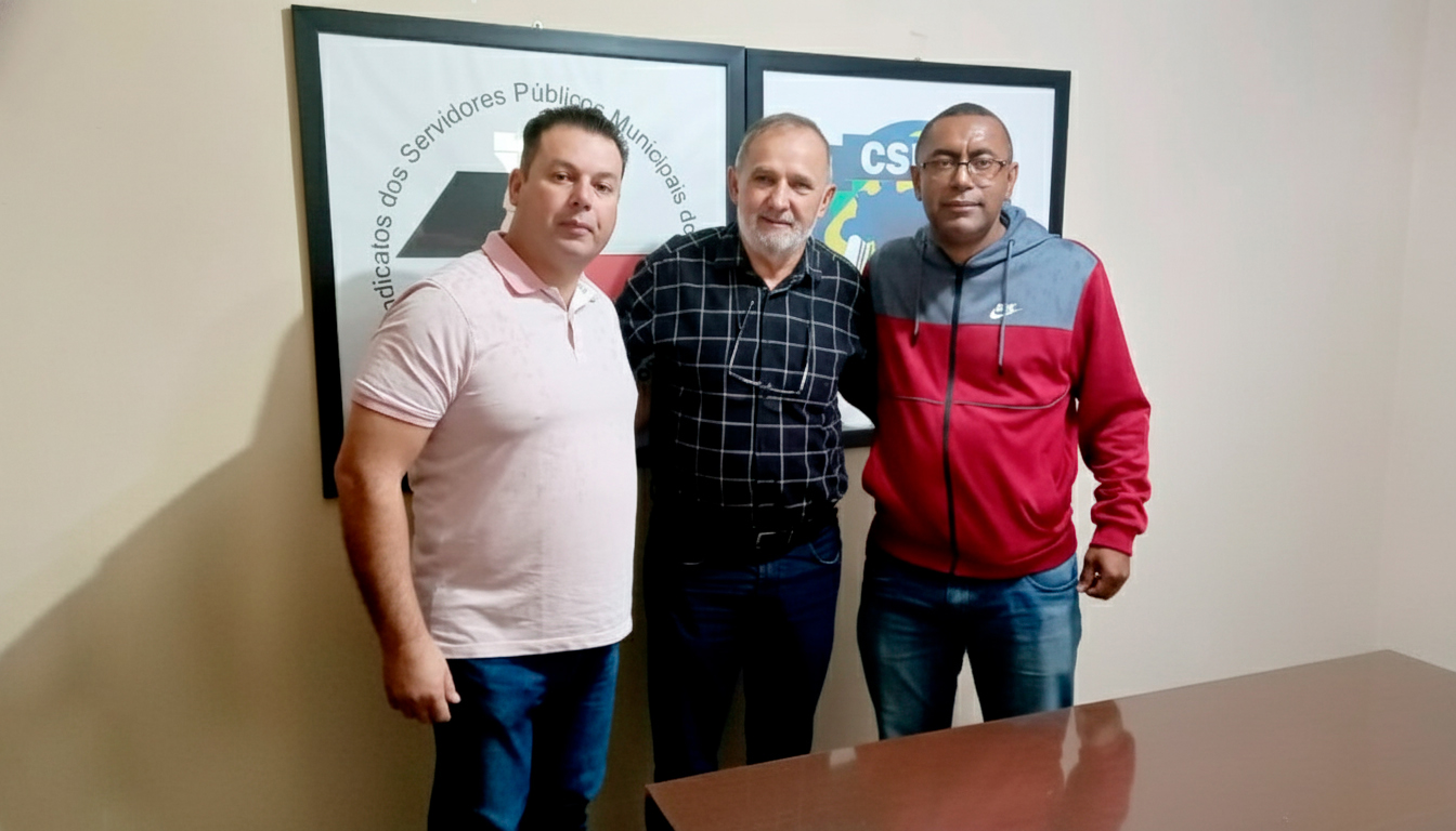 Fesspmesp fortalece alianças em encontro estratégico com lideranças do Sindicato dos Servidores de Taboão da Serra