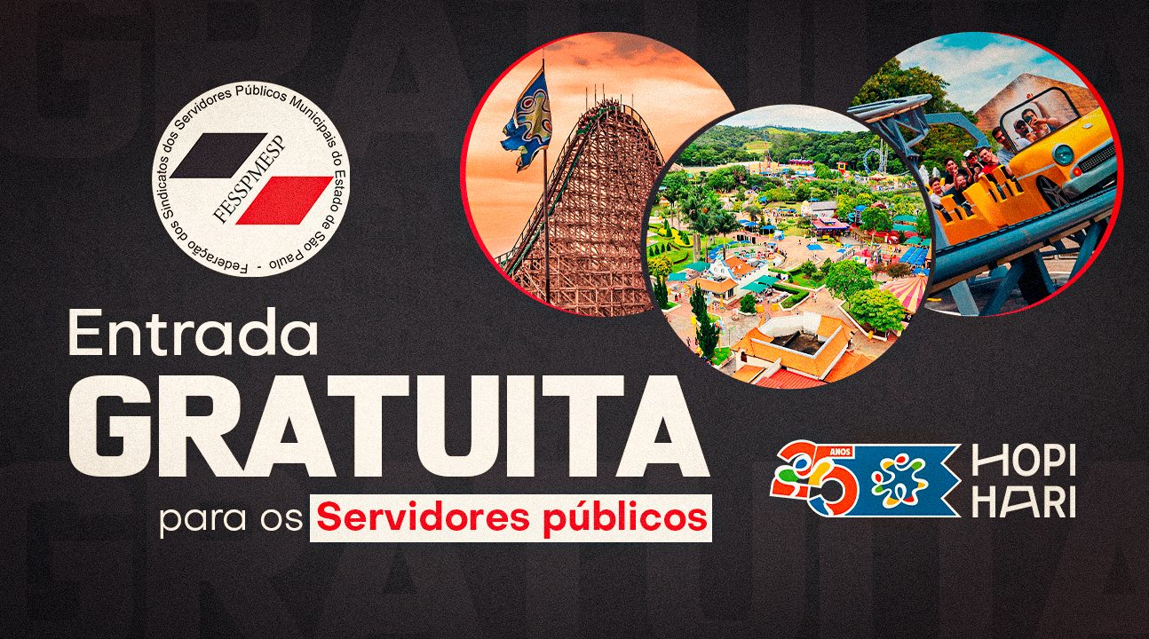 HOPI HARI | Servidores públicos têm entrada GRATUITA no parque até 28 de fevereiro. Aproveite e divirta-se!