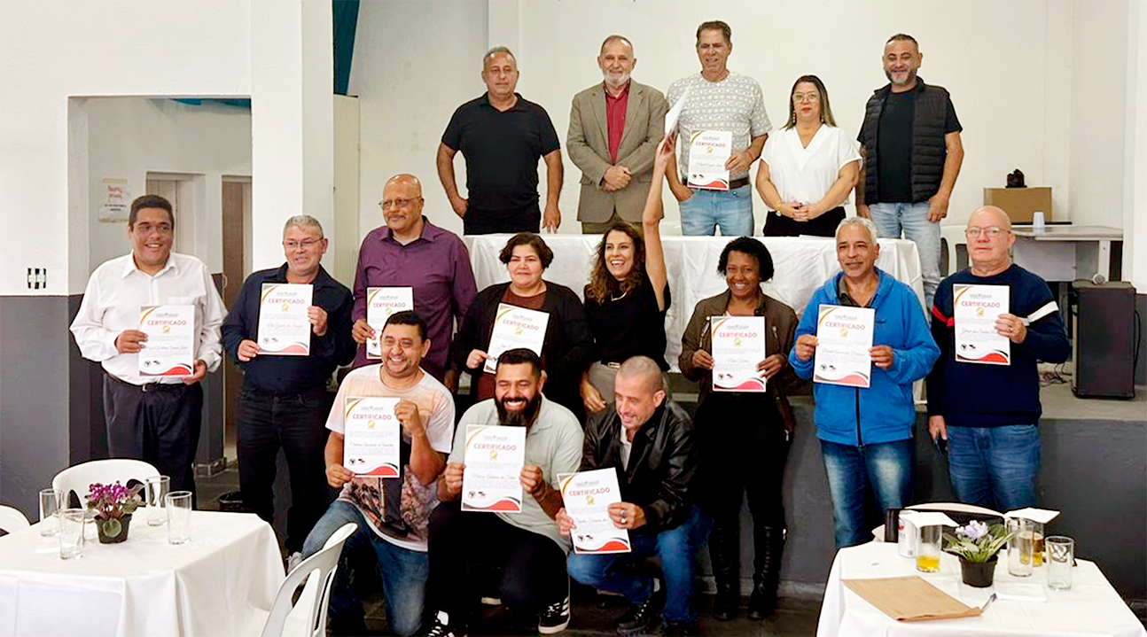 Fesspmesp prestigia posse da nova diretoria do Sindismar em Arujá e reforça unidade do movimento sindical
